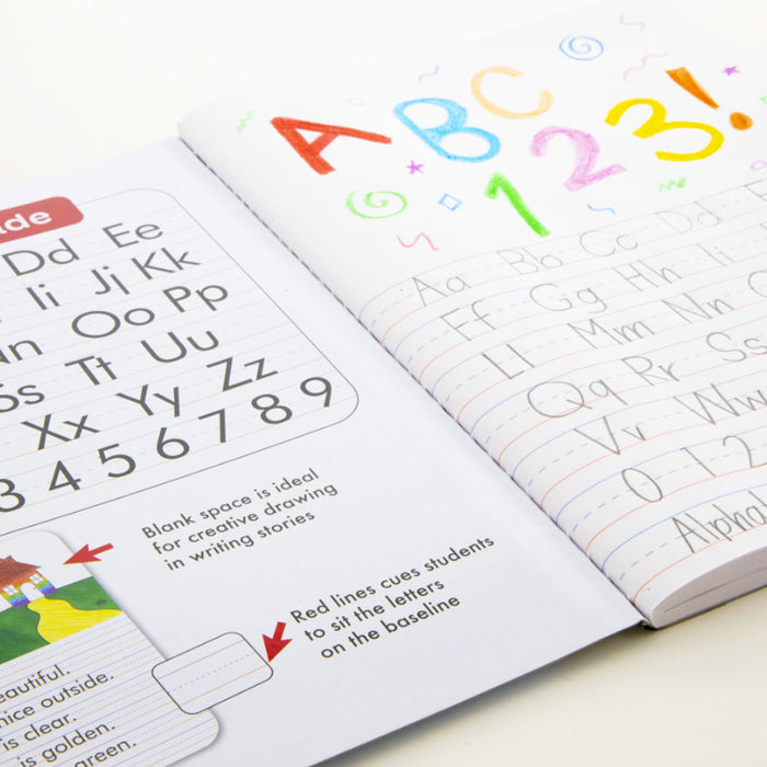 10 Primary Journal Composition Books K-2 Grade School Handwriting Notebook Kids