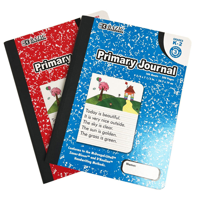 5 Primary Composition Journal Books School Supply Handwriting Notebook Grade K-2