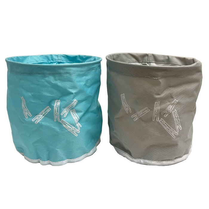 1 Clothespins Peg Bag Holder Storage Household Laundry Organizer Clothes 10 Pins