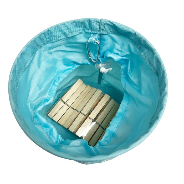 1 Clothespins Peg Bag Holder Storage Household Laundry Organizer Clothes 10 Pins