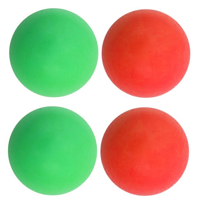 4 X Pet Big Dog Balls Chew Glow In The Dark Ball 3.5" Cat Toys Puppy Play Fetch