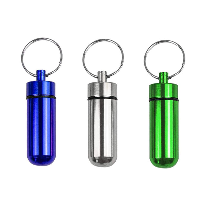 3 Pack Geocaching Bison Tube Id Pill Holder ID Pill Holder Case Container Key