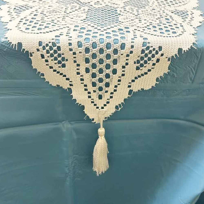 Lace Table Runner 13 x 72 Embroidered Wedding Party Bridal Shower Decorations