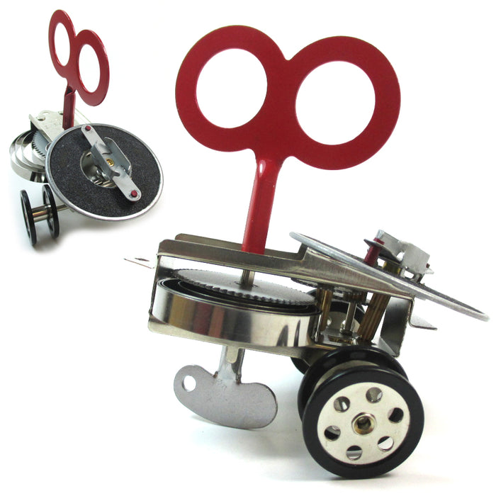 Kikkerland SPARKLZ Wind Up Toy Gear Box Critter Family Collectible Novelty Gift