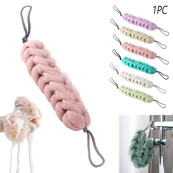 Back Scrubber Mesh Sponge Bath Shower Exfoliating Body Brush Wash Nylon Puff Spa