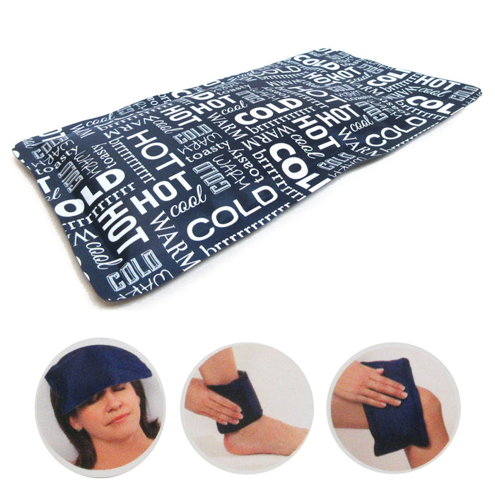 Reusable Hot Cold Gel Ice Pack Heat Therapy Wrap First Aid Kit Back Pain Relief