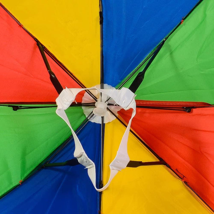 2 Sun Umbrella Hats Outdoor Rain Hot Foldable Headwear Camping Fishing Golf Cap