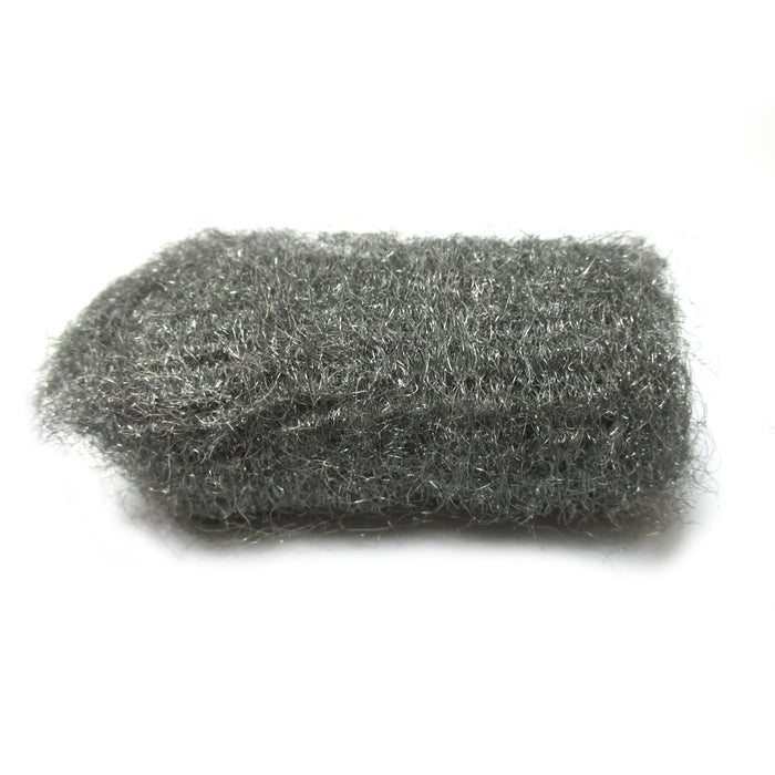 24 Pad Steel Wool 2.5"x1" Cleans Shines Kitchen Bathroom Grill Stainless Cleaner