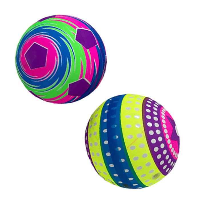 6 Inflatable Beach Balls Rainbow Ball Plastic Volleyball Play Kids Pool Birthday
