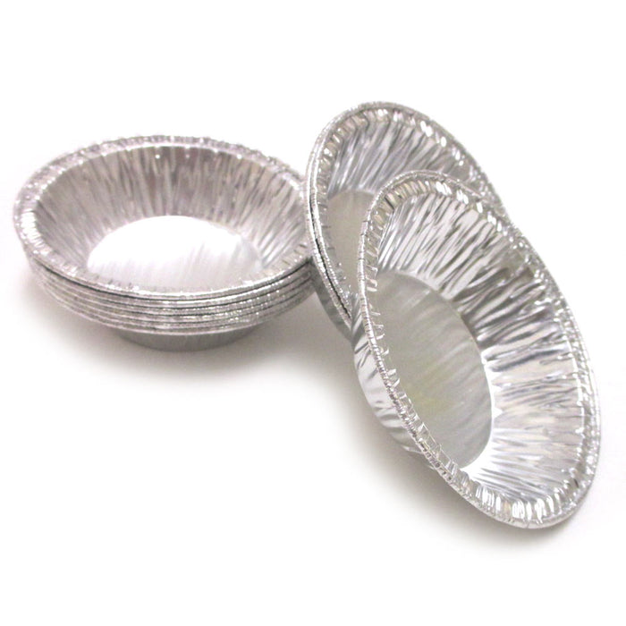 250 Pc Small Foil Pie Dishes Jam Tart Pans 3-3/8" Mini Aluminum Round Baking Tin