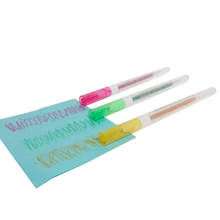 24 PK Glitter Colored Gel Pens Art Set School Sketch Drawing Adult Coloring Book