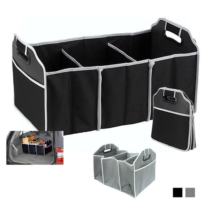 Trunk Organizer Collapsible Folding Caddy Car Truck Auto Storage Bin Bag New !