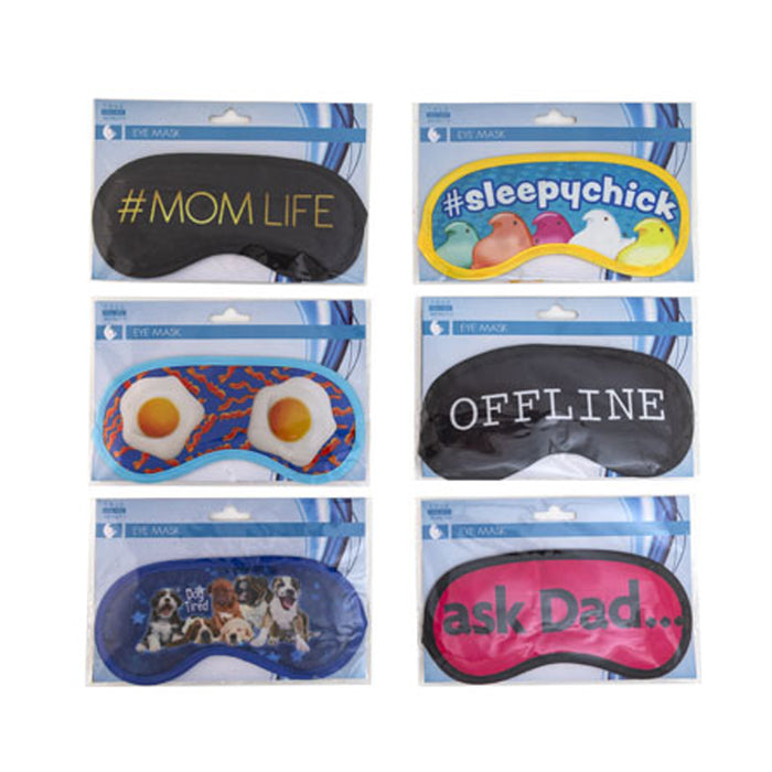 12Pc Eye Mask Beauty Sleep Satin Light Blocker Sensual Blindfold Day Night Relax