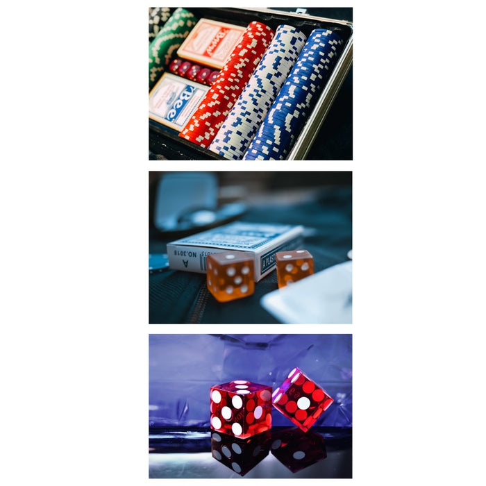 24 Pack 6-Sided Games Dice Set Playing Board Math Games Party Favors Multicolor
