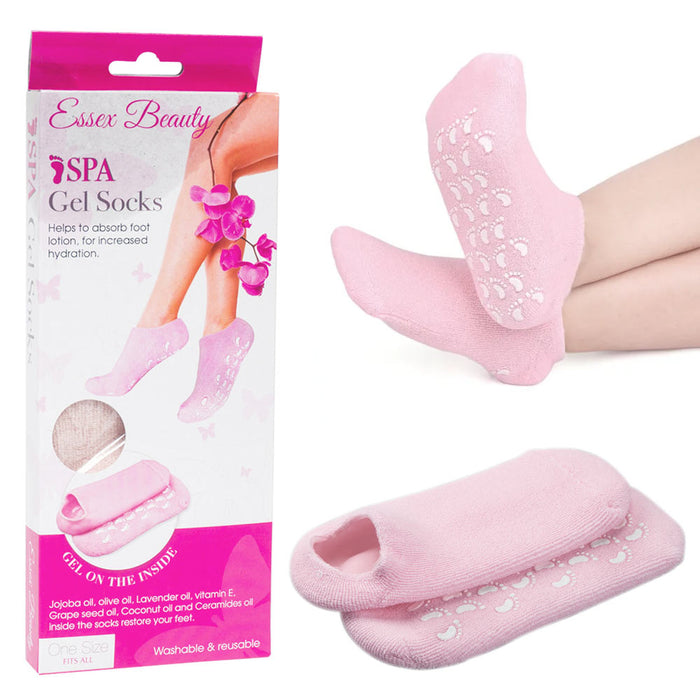 1 Pair Spa Gel Moisturizing Socks Skin Care Soft Feet Beauty Therapy Treatment