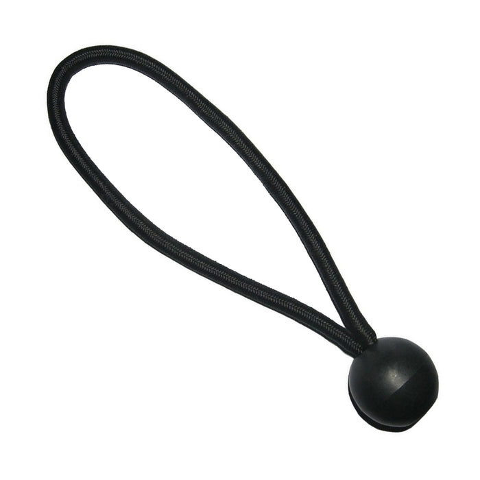 (200) 6" Heavy Duty Black Ball Bungee Cord Tarp Tie Down Strap Bungi Canopy Tent