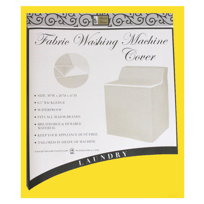 1 PC Zippered Washing Machine Cover Top Dust Free Zipper Cover 30"x26"x41"