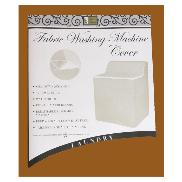 2X Zippered Washing Machine Cover Top Dust Protection Waterproof 30" X 26" X 41"