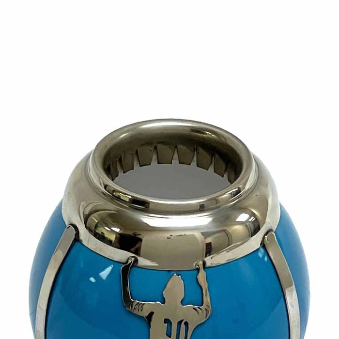 Messi 10 Ceramic Mate Gourd Cup Set Argentina Alpaca Bombilla Drink Straw Travel