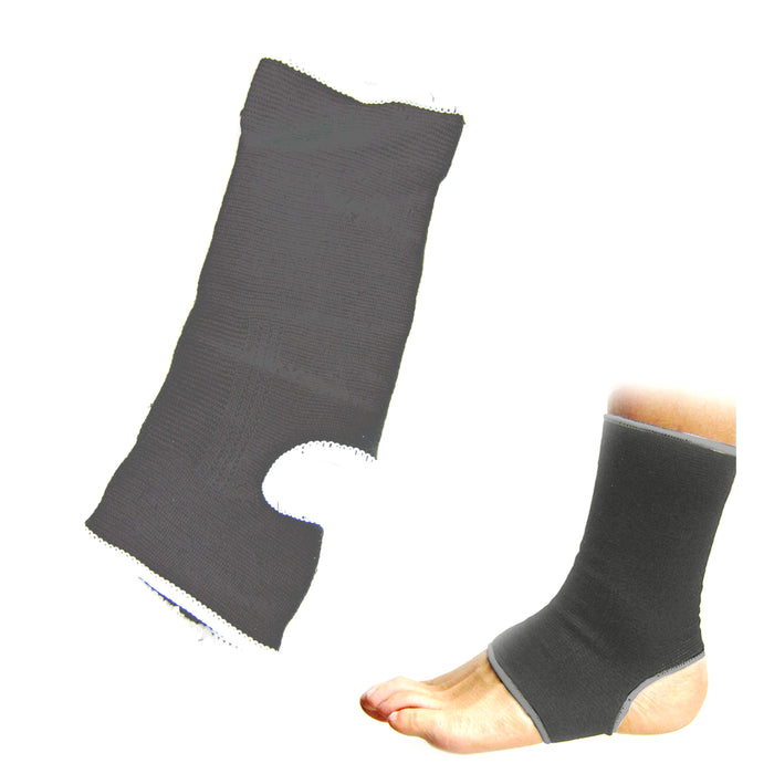 Ankle Brace Support Wrap Elastic Sleeve Muscle Arthritis Pain Relief Gym New !
