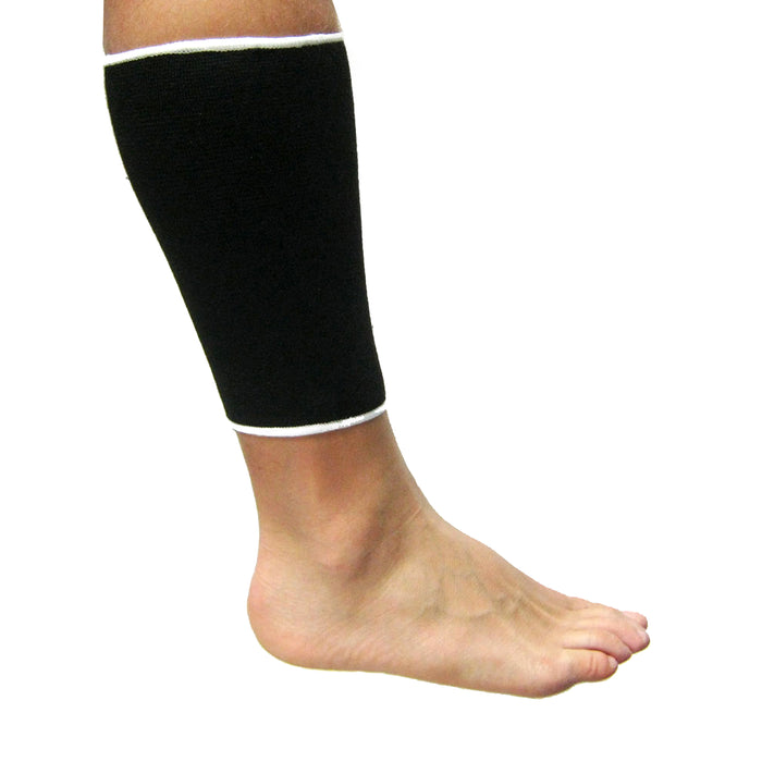 DELUXE CALF SLEEVE SUPPORT COMPRESSION SOCKS WARMTH SHIN SPLINT SPORT BAND WRAP