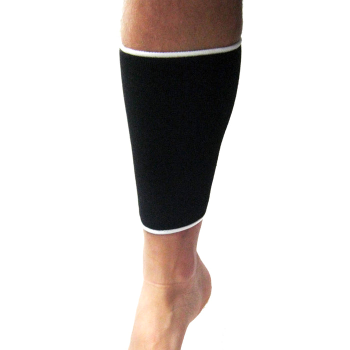 DELUXE CALF SLEEVE SUPPORT COMPRESSION SOCKS WARMTH SHIN SPLINT SPORT BAND WRAP