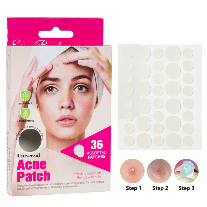 36 PC Universal Acne Pimple Patch Absorbing Cover Zits Acne Skin Control Patches