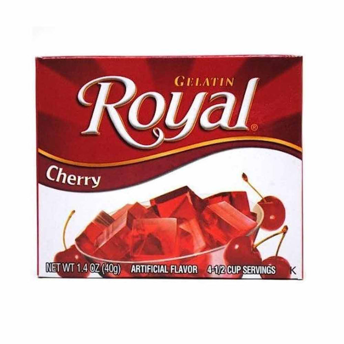 6 Pack Royal Gelatin Healthy Snacks Dessert Cherry Flavor Kids Party Jelly Shots