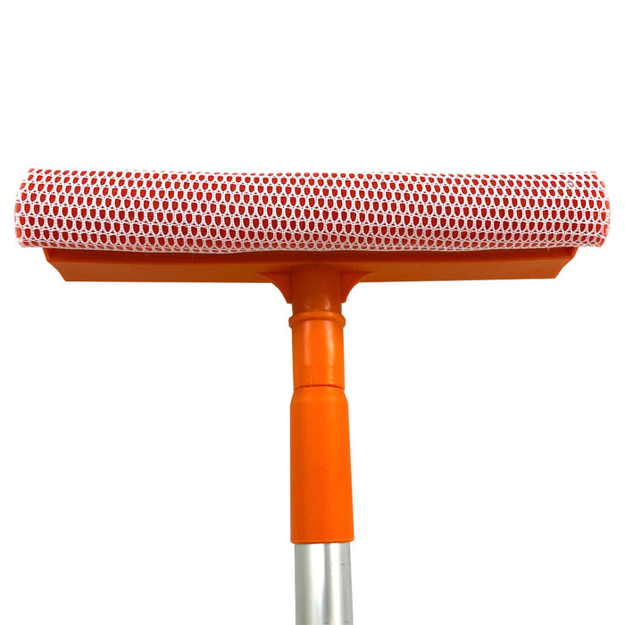 Telescopic Extendable Window Squeegee Long Handle Washer Scrubber Cleaner Wiper