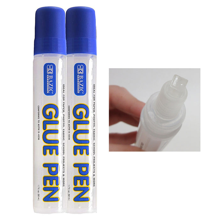 8 Washable Glue Pens Liquid Clear Bond Adhesive Art Crafts Projects Kids Schools