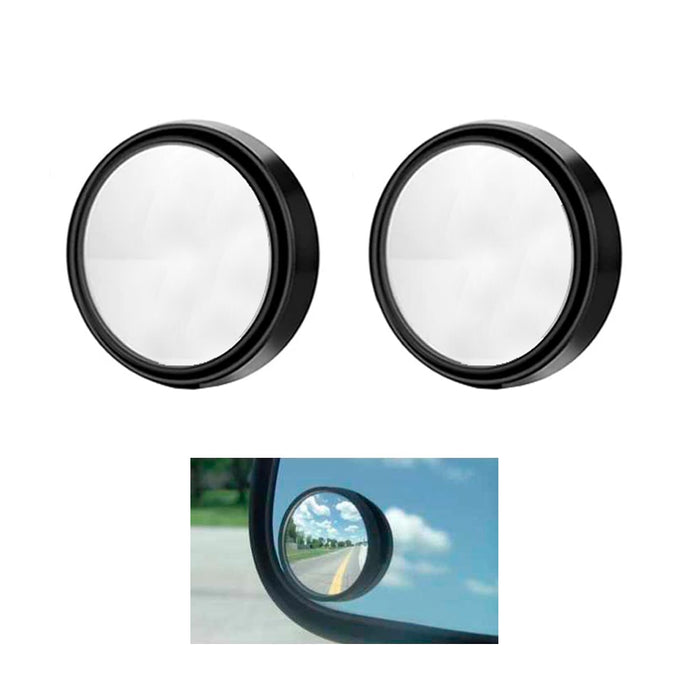 4 Pack Blind Spot Car Mirrors 2" Round Glass Convex Rear View Wide Angle Side