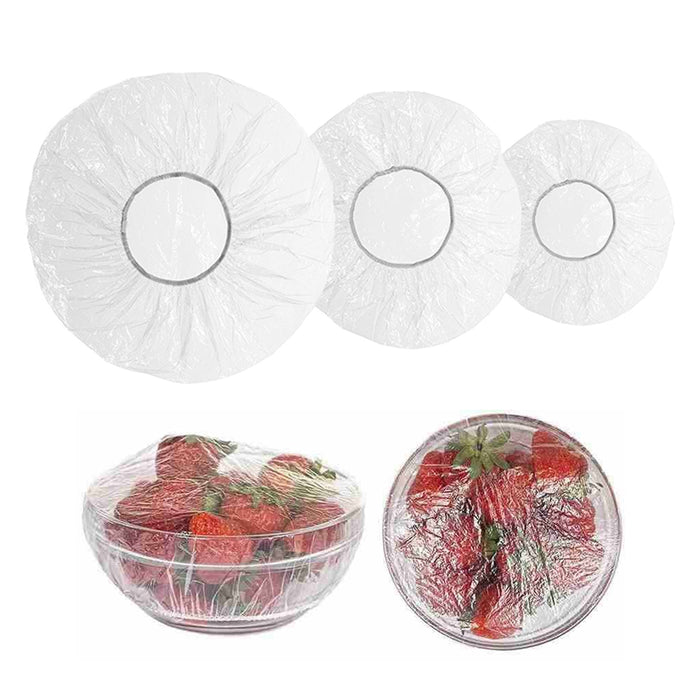 24 Elastic Bowl Covers Reusable Plastic Wraps Fresh Food Storage Lid Travel Camp