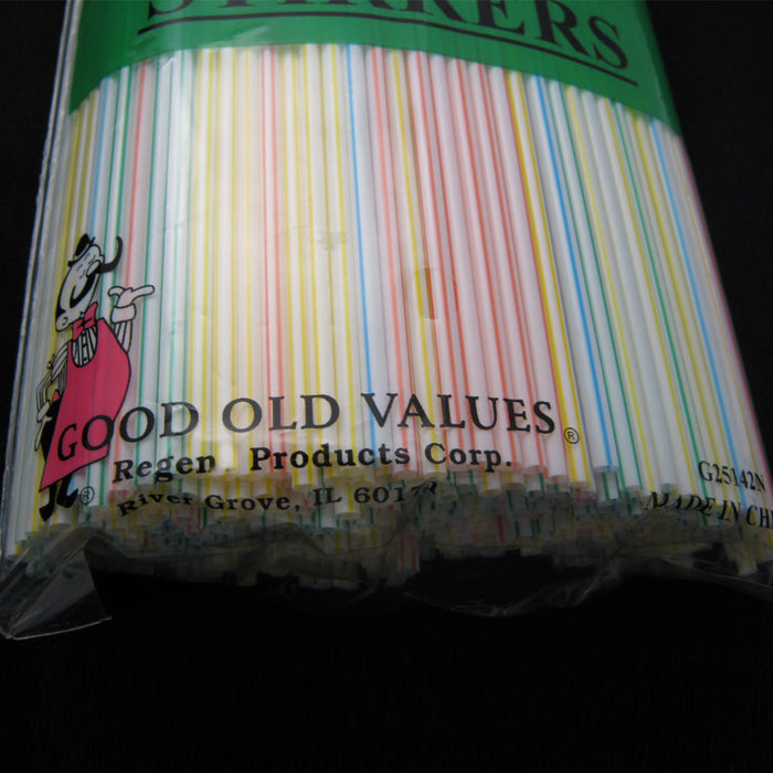 500 Ct COFFEE STIRRER BAR STRAW 5" SIPPER COCKTAIL MILK TEA SIP STICK MIX DRINK