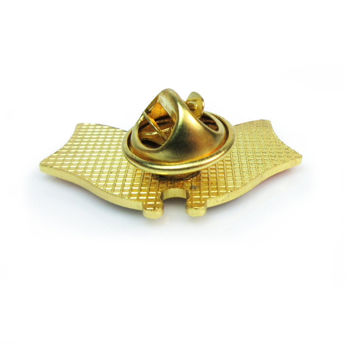 6 X American US Ukraine Flag Crossed Friendship Lapel Pin Patriotic Enamel Badge