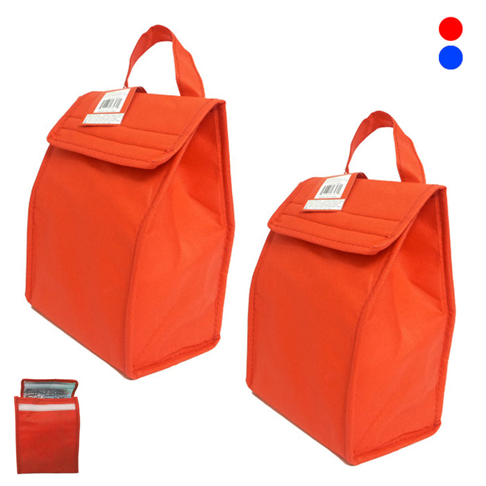 2 Pc Tote Insulated Lunch Bag Hot Cold Food Box Cooler Picnic Office Travel Kids