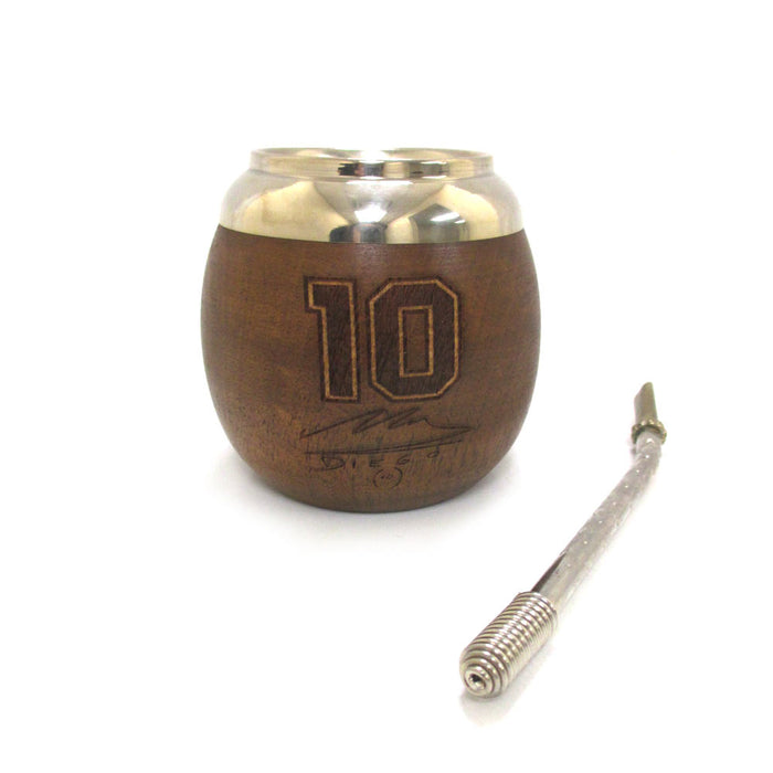 Mate Gourd Algarrobo Alpaca Yerba Cup Argentina Bombilla Straw Mexico 86