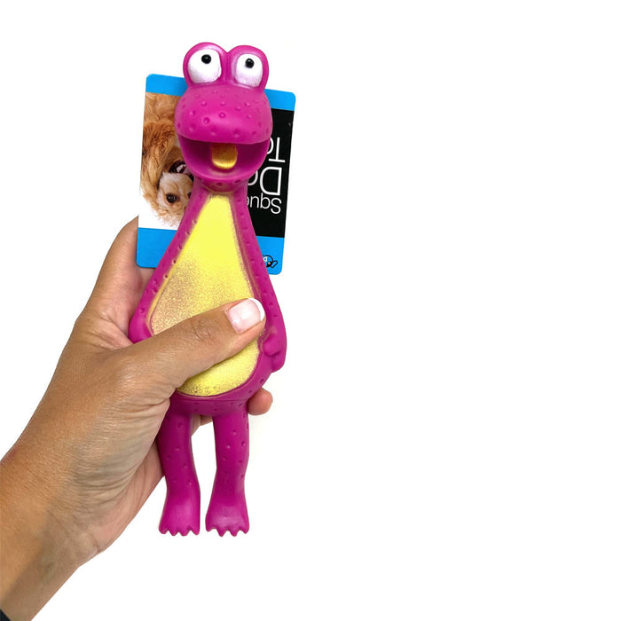 Rubber Frog Squeeze Squeaky Toy Pet Dog Puppy Durable Shrilling Chew Toy Funny