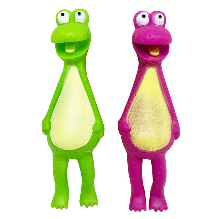 Rubber Frog Squeeze Squeaky Toy Pet Dog Puppy Durable Shrilling Chew Toy Funny