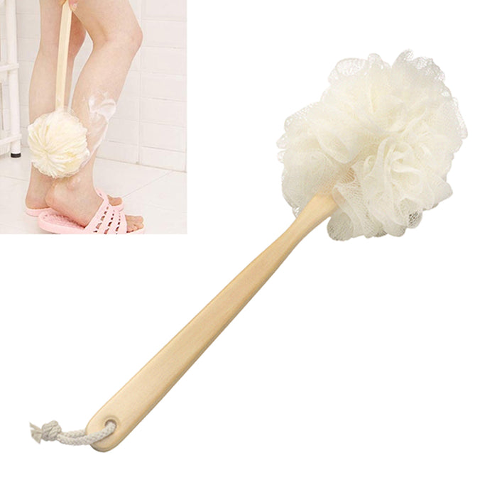 Loofah Sponge Back Scrubber Long Handled Exfoliating Spa Bath Shower Body Brush