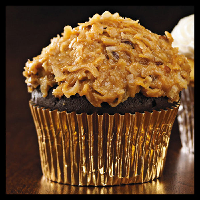 90 Cupcake Muffin Liners Foil Gold Baking Cups Bake Pastry Party Run Standard !!