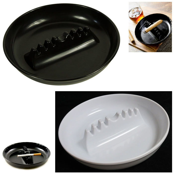 Melamine Ashtray Vintage Style 7" Home Bar Restaurant Cigarette Cigar Holder New