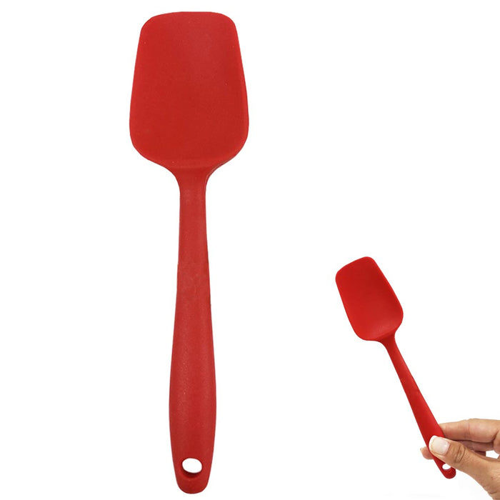 Silicone Spoonula Spatula 2-in-1Heat Resistant Non Stick Scraper Kitchen Baking