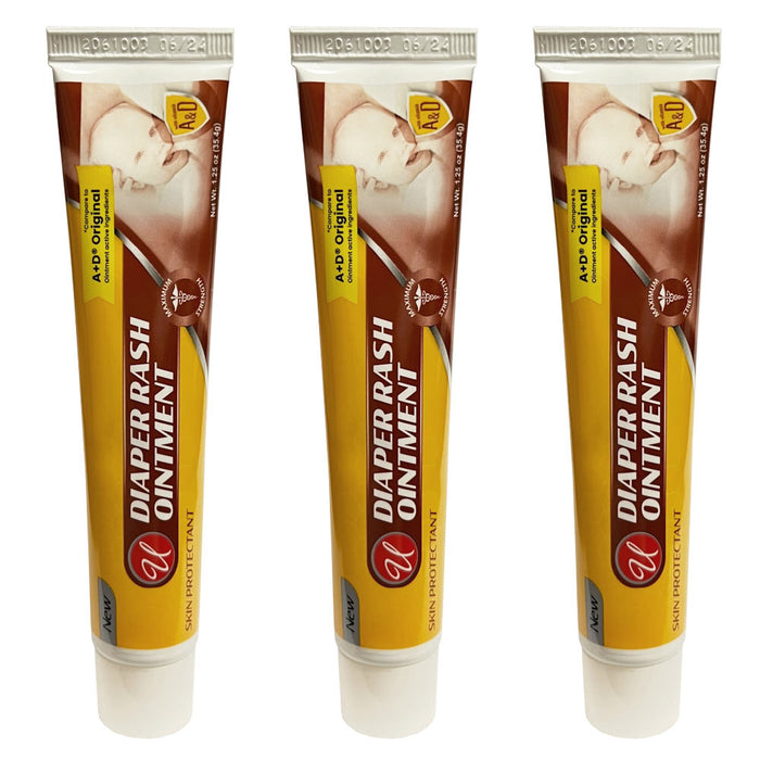 3 Pack Original Diaper Rash Treatment Ointment Baby Healing Dry Skin Protectant