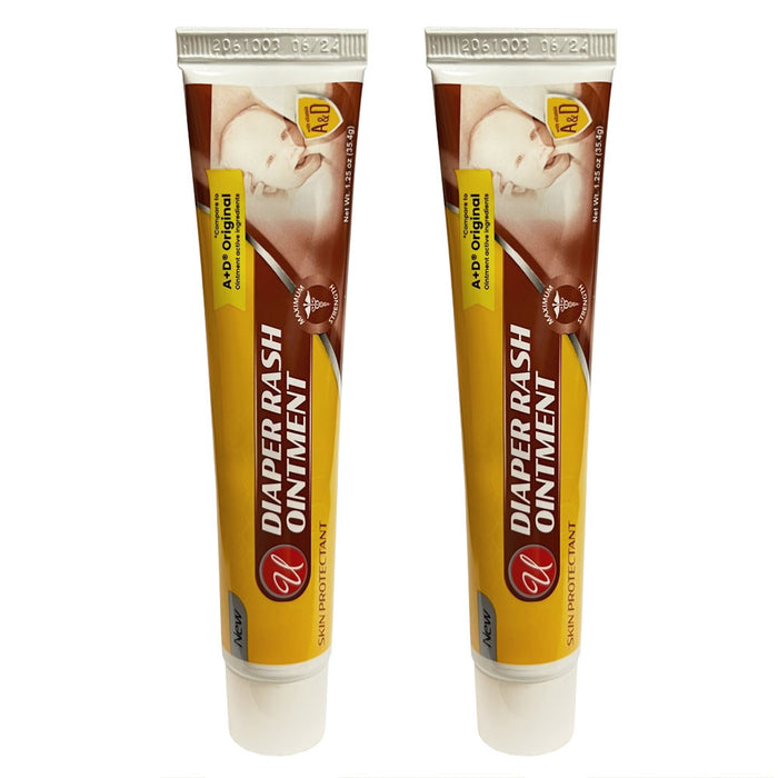 2 Pack Diaper Rash Ointment Prevents Soothes Treats Diaper Rash Skin Protectant