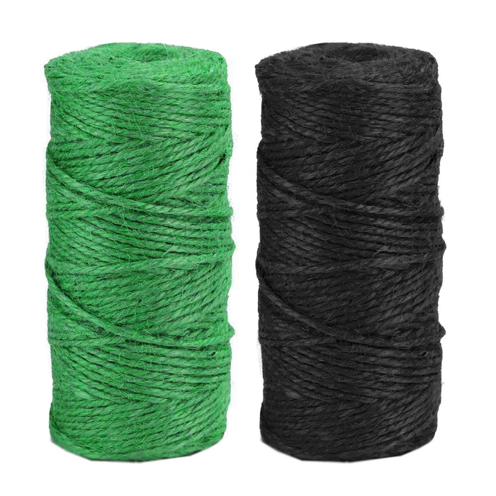 6 Rolls Natural Hemp Twine Cord 1mm Hemptique Art Craft Color String 70g - 295ft