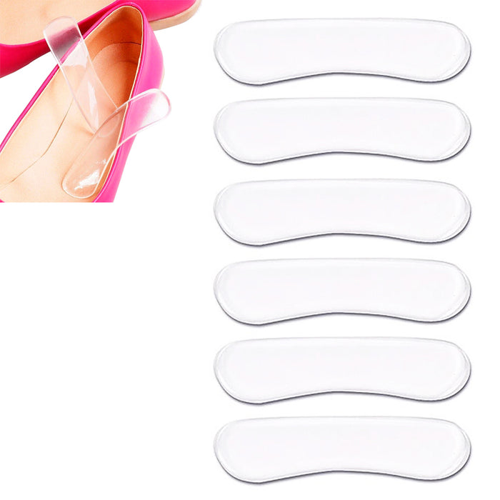 3 Pairs High Heel Liner Grip Cushion Protector Foot Shoe Insole Pad Silicone Gel