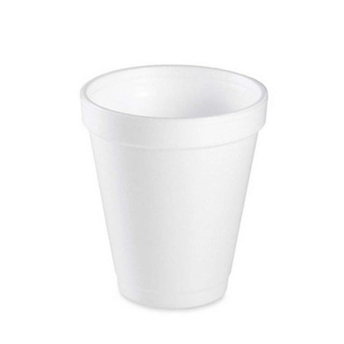 51ct Disposable Foam Cups 8.5oz Insulates Hot Cold Beverage Drinks Party Office