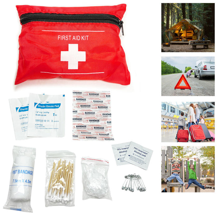 36 Pc First Aid Emergency Kit Camping Hiking Home Travel All Purpose Medial Set
