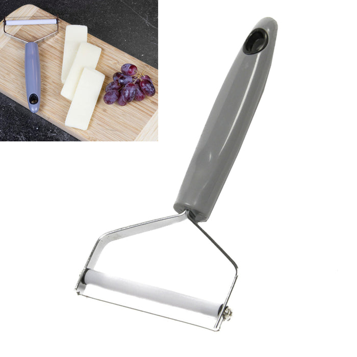 Cheese Slicer Block Cutter Stainless Steel Wire Handheld Kitchen Slicing Tool 7"