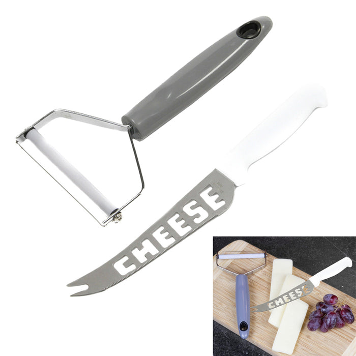 Cheese Knife Slicer & Cutter Set Block Carving Charcuterie Board Handheld Slicer